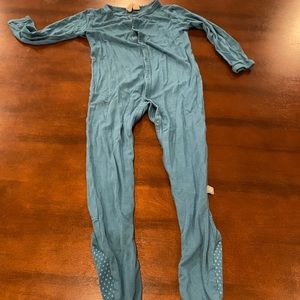 Kyte Baby 12-18mo Teal Snap Footie